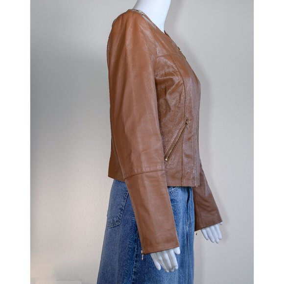 WHBM: Moto Leather Jacket - Picture 5 of 12